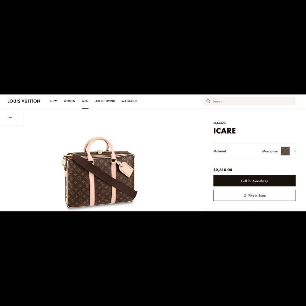 Louis Vuitton Icare Bag